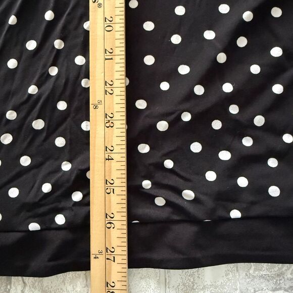 Susan Graver Color Block Liquid Knit Tunic 3/4 Sleeve Tulip Hem Blouse Sz 3X - Picture 8 of 9